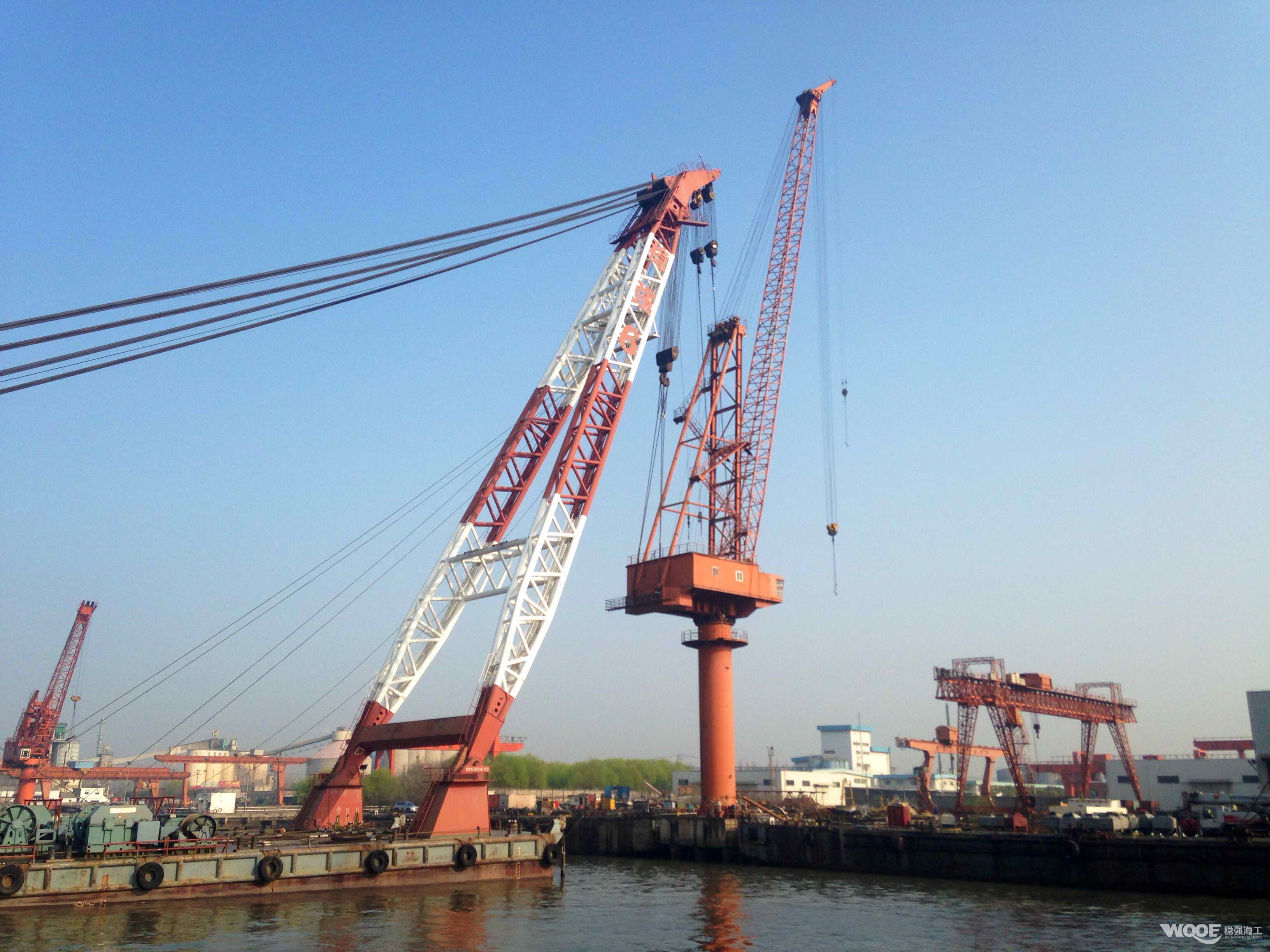 單臂架門機(jī)整體移位